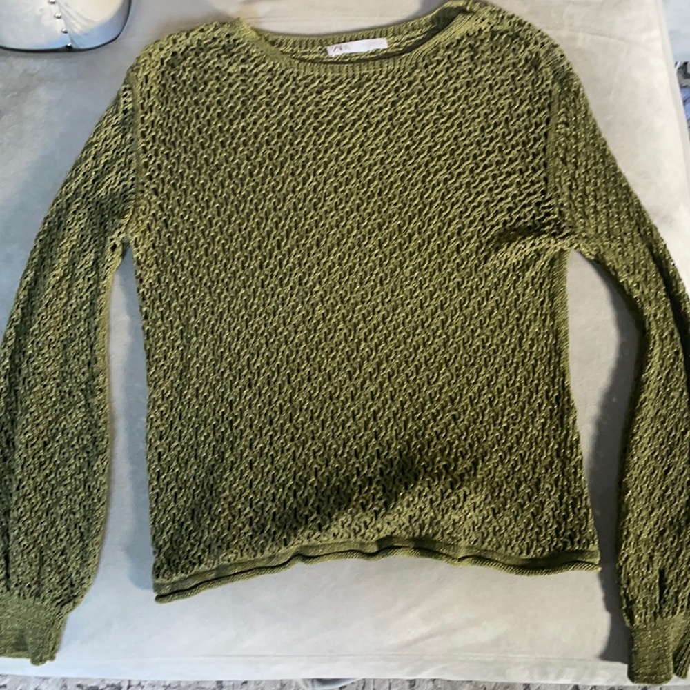 Zara Olive Green Sweater